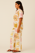 'Boheme' Bella Print Button Down Shirt and Pants Set - Celes Fashion